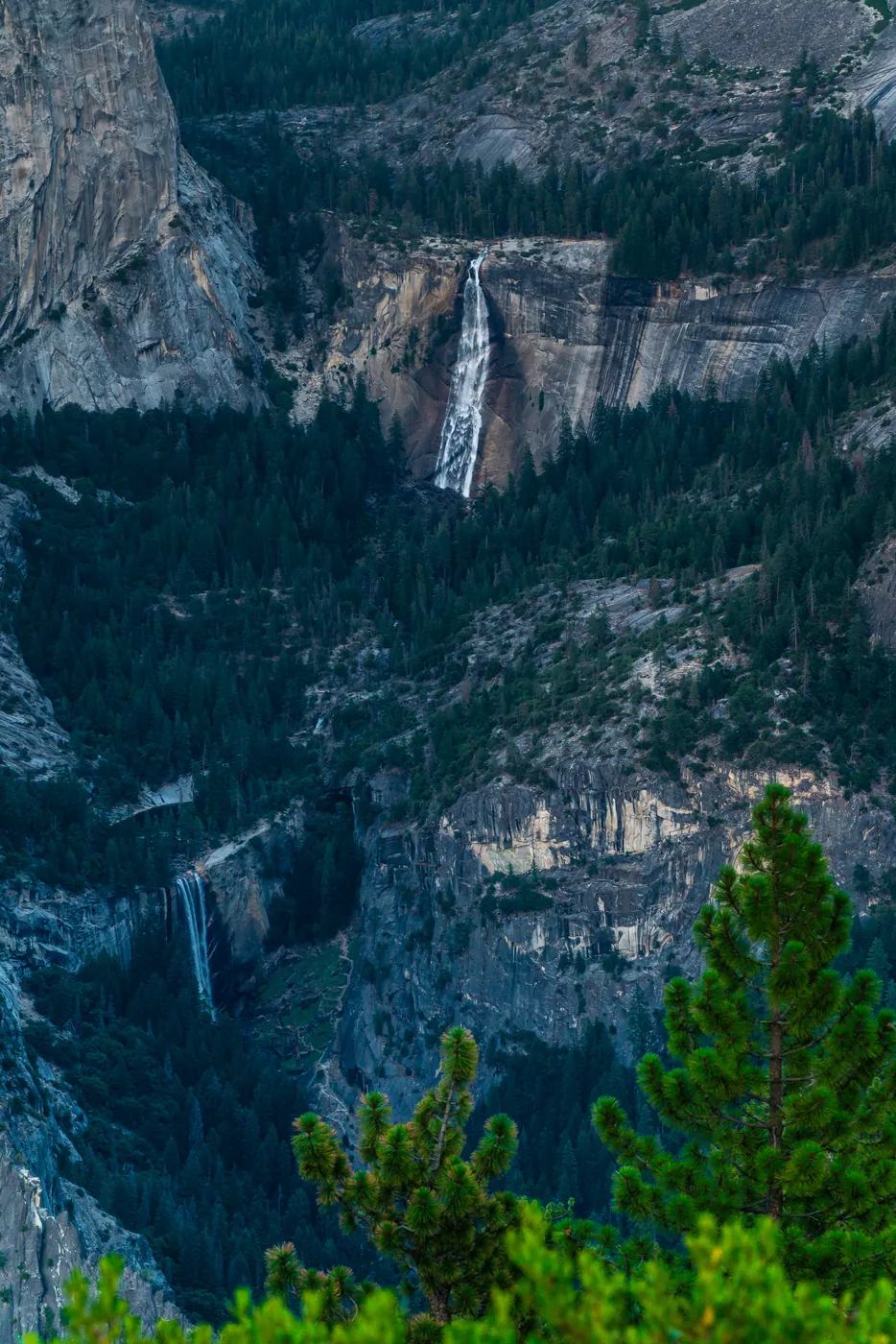 Nevada and Vernal Falls, Yosemite